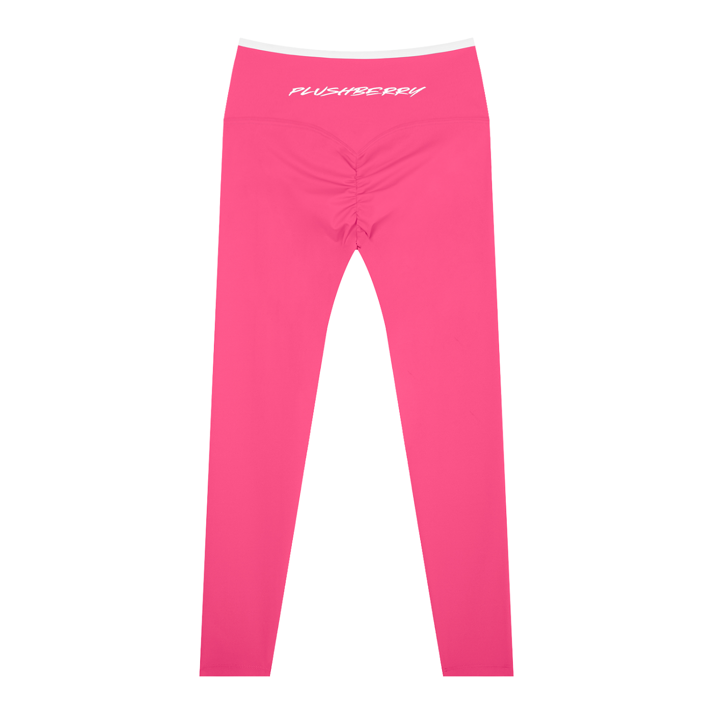 Teddy-Touch High-Waisted Scrunch Leggings by Plushberry