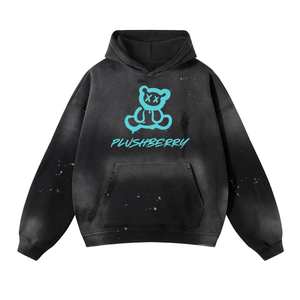 Plushberry Midnight Graffiti Hoodie