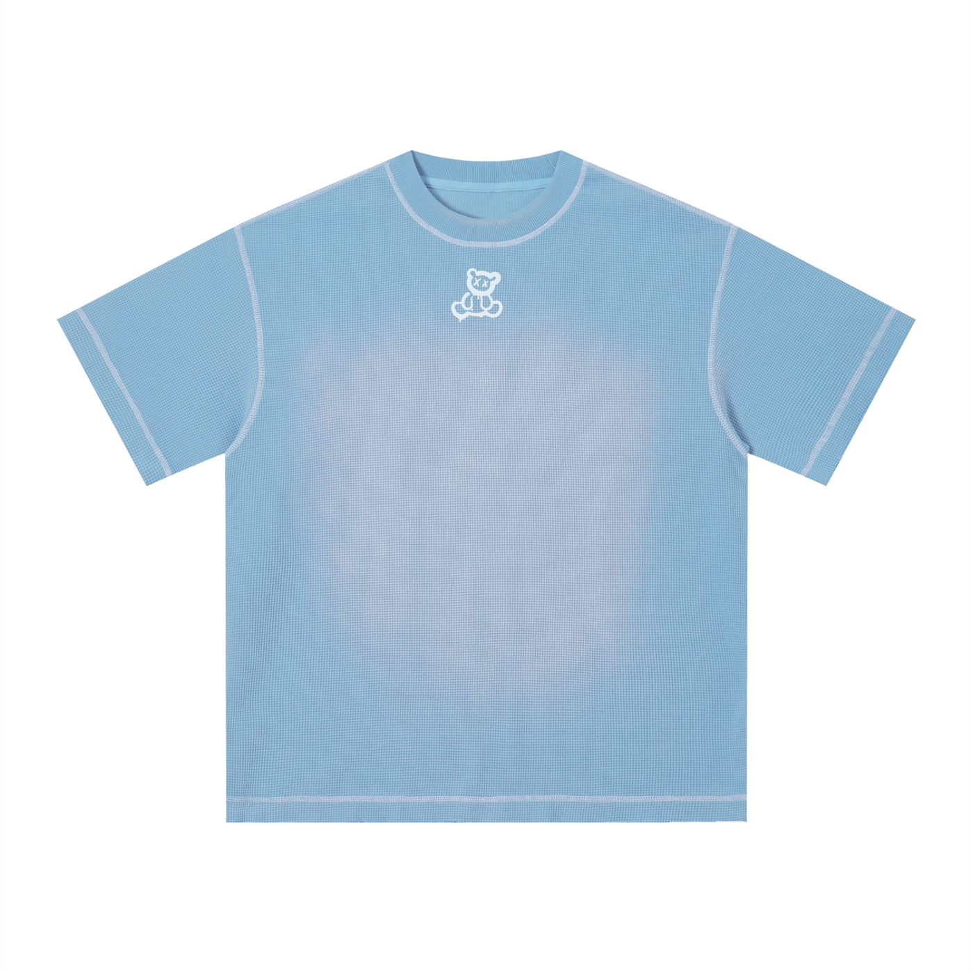 Plushberry Happiness Requires Struggle Contrast Stitch Loose Tee