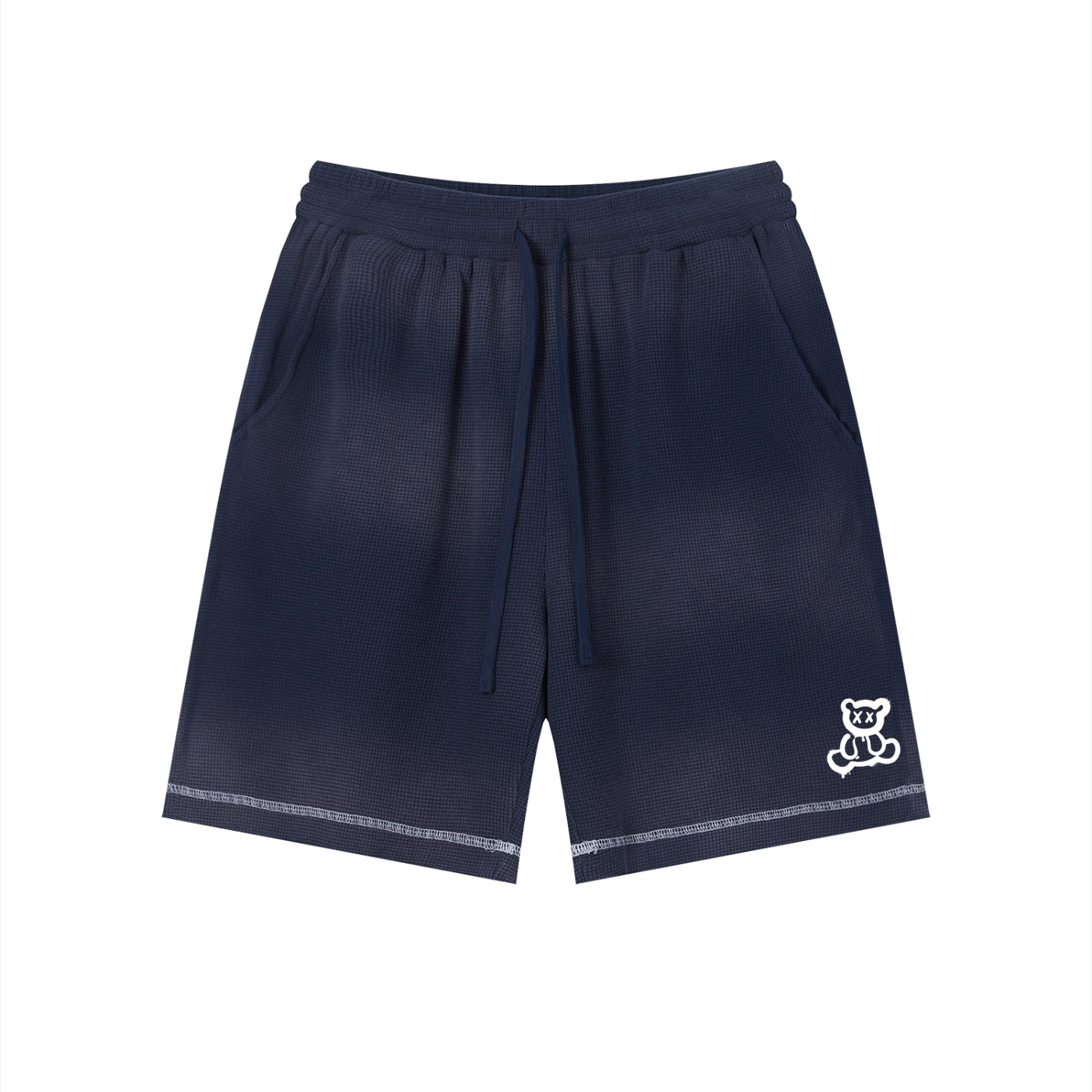 Plushberry Contrast Stitch Loose Shorts