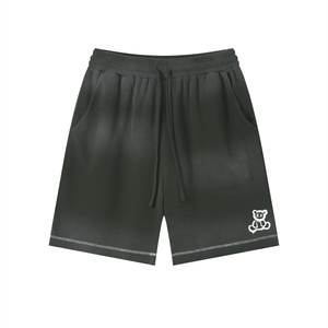 Plushberry Contrast Stitch Loose Shorts