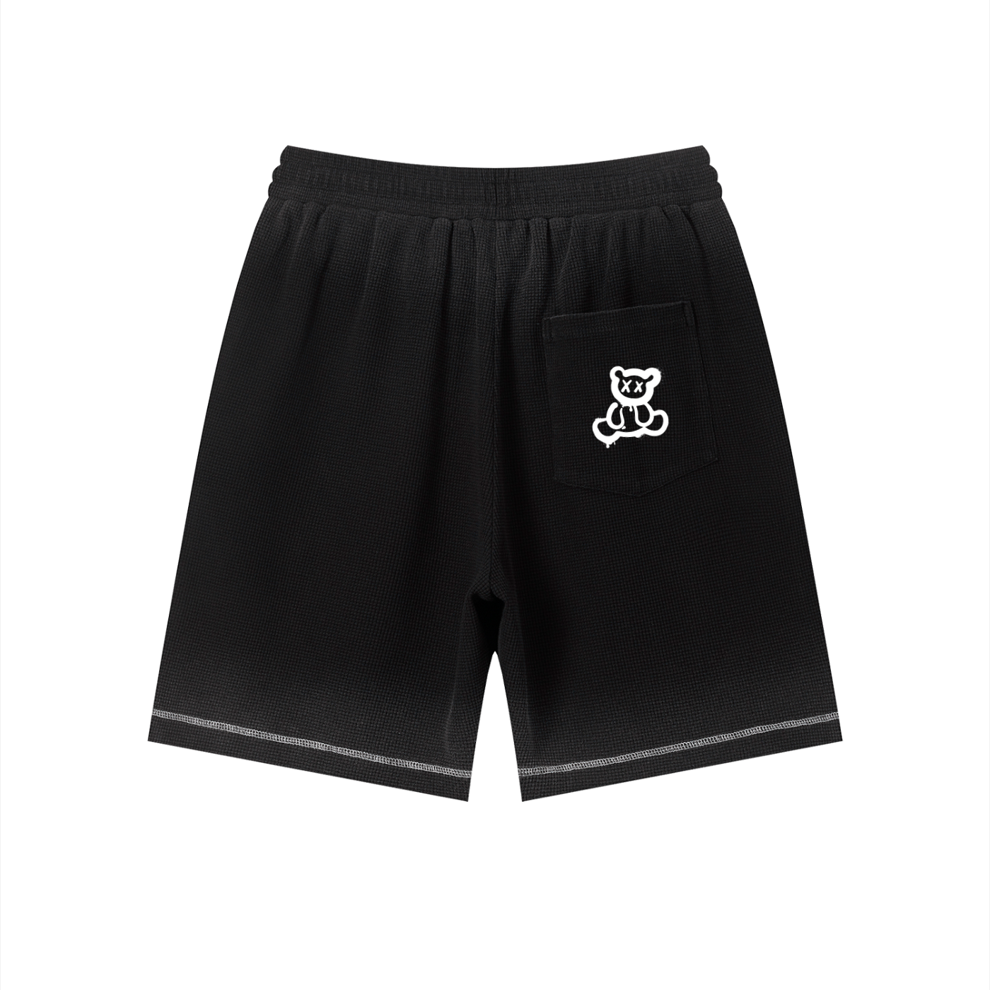 Plushberry Contrast Stitch Loose Shorts