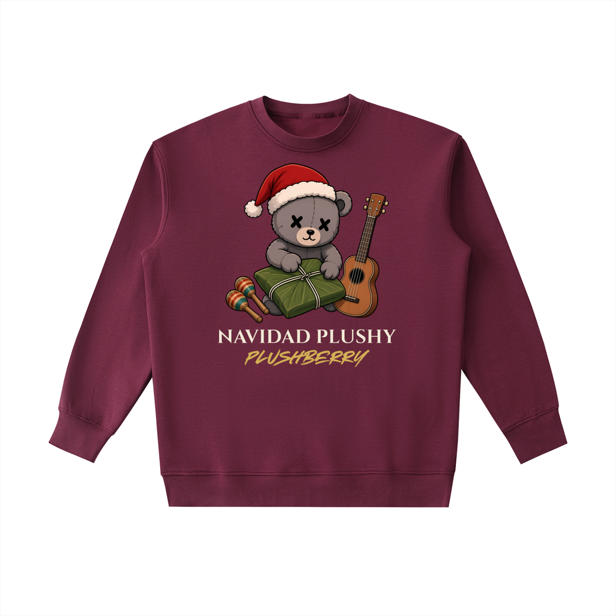 plushberry,venezuela,navidad,christmas,crewneck,teddybear
