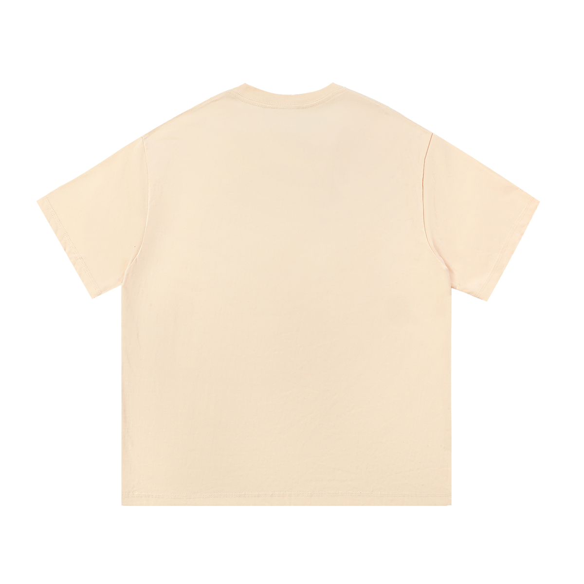 Tierra de Gracia tee in apricot, plain back view