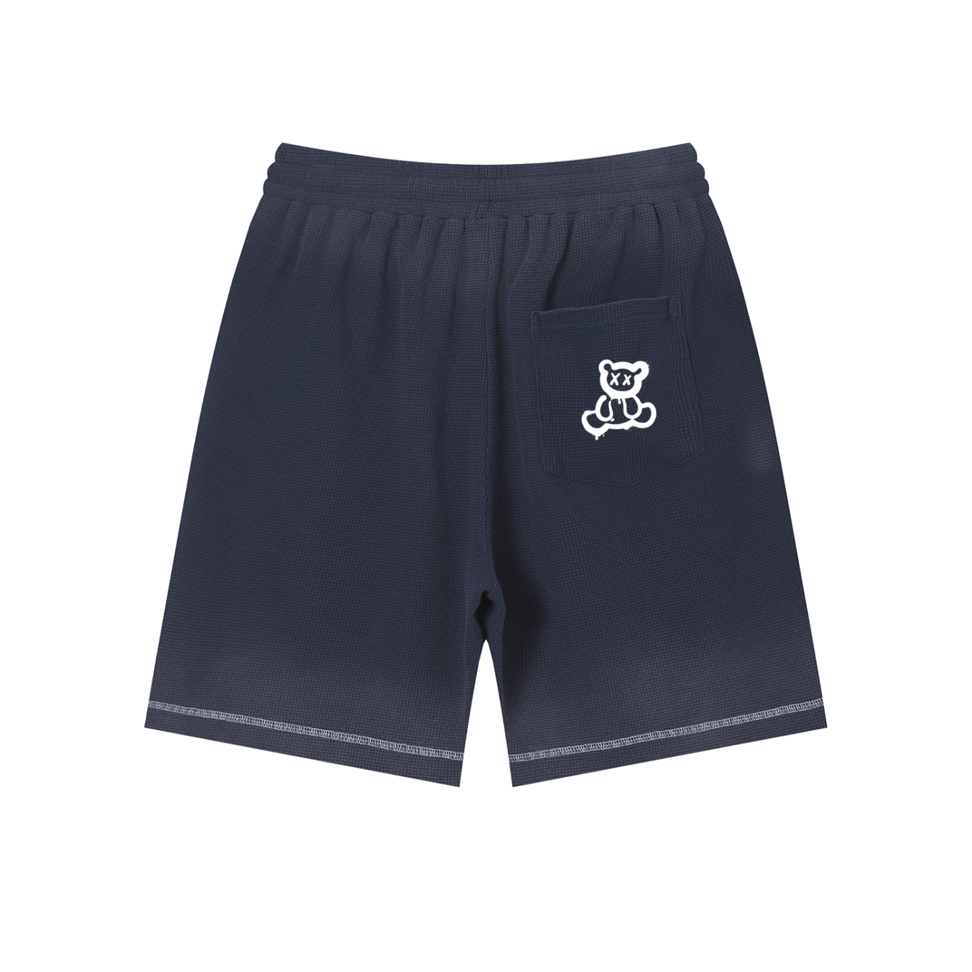 Plushberry Contrast Stitch Loose Shorts