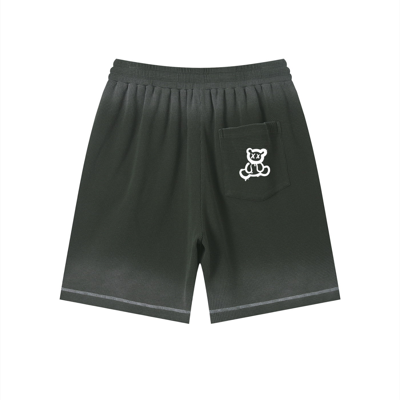 Plushberry Contrast Stitch Loose Shorts